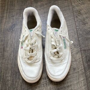Reebok White Sneakers club C 85 the athletes shoe